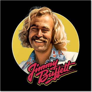 Retro Jimmy Buffett Posters and Art